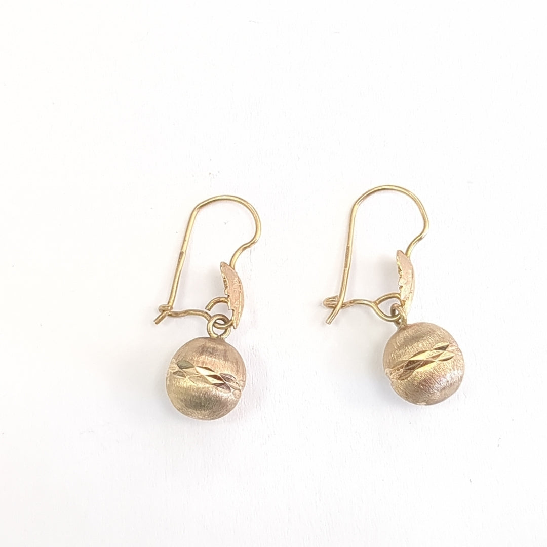 ARETES PAR ORO 10 K 2,10 GRMS (SEMINUEVO)