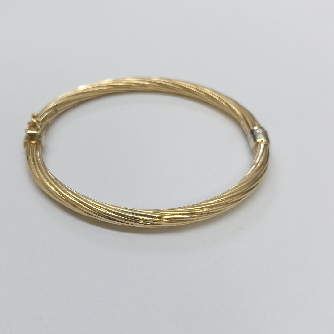 PULSERA RIGIDA ORO 14 K 8,00 GRMS (SEMINUEVO)