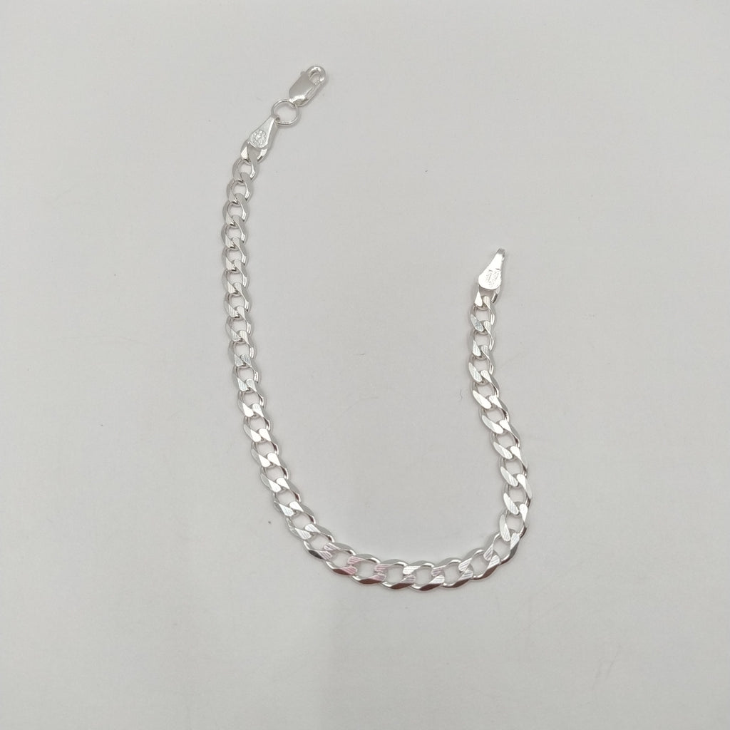 PULSERA BARBADA PLATA .925 18 CM 5.53 GR (NUEVO)