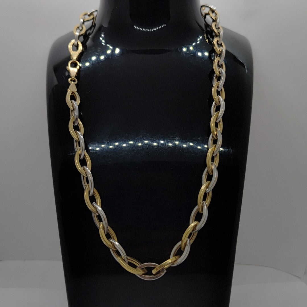 CADENA ORO,ORO BLANCO 10 K 18,60 GRMS (SEMINUEVO)