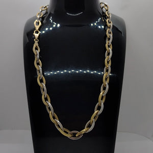 CADENA ORO,ORO BLANCO 10 K 18,60 GRMS (SEMINUEVO)