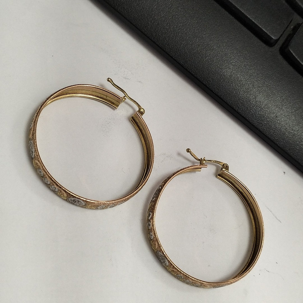 ARRACADAS PAR ORO 14 K 5,10 GRMS (SEMINUEVO)