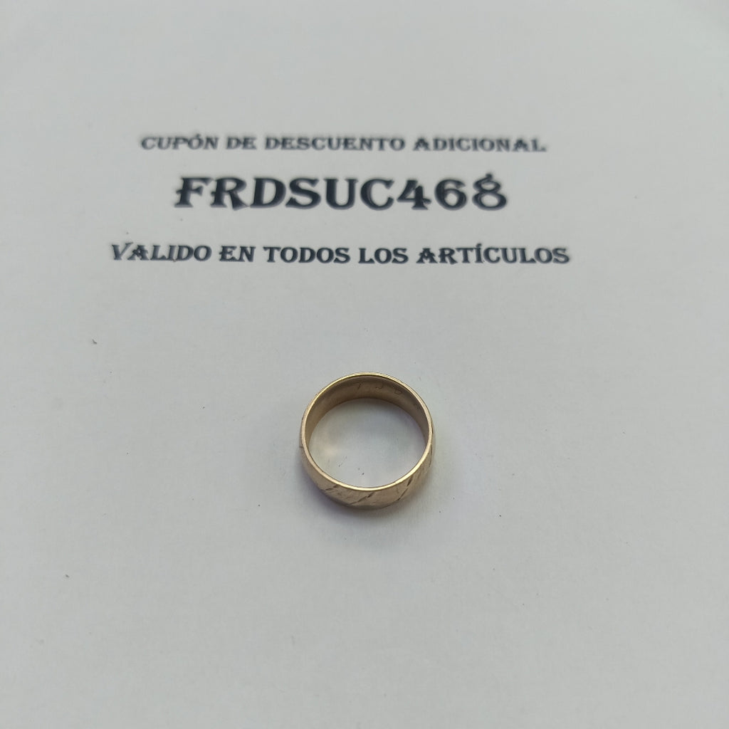 ARGOLLA ORO 10 K 4.3 GRMS (SEMINUEVO)