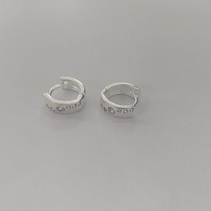 ARRACADAS C/CIRCONIAS PLATA .925 2.4 GR (NUEVO)