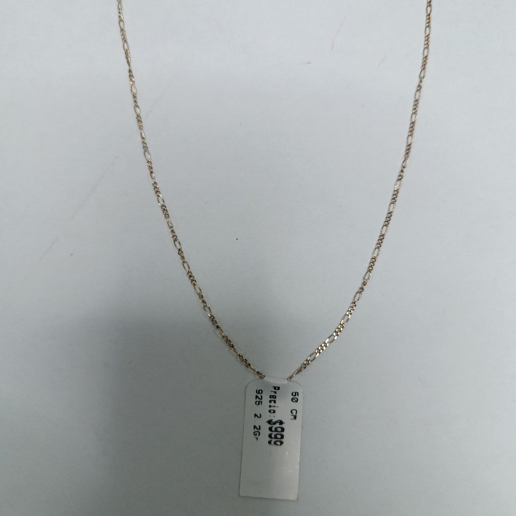 CADENA TEJIDO 3X1 PLATA .925 50 CM 2.2 GR (NUEVO)