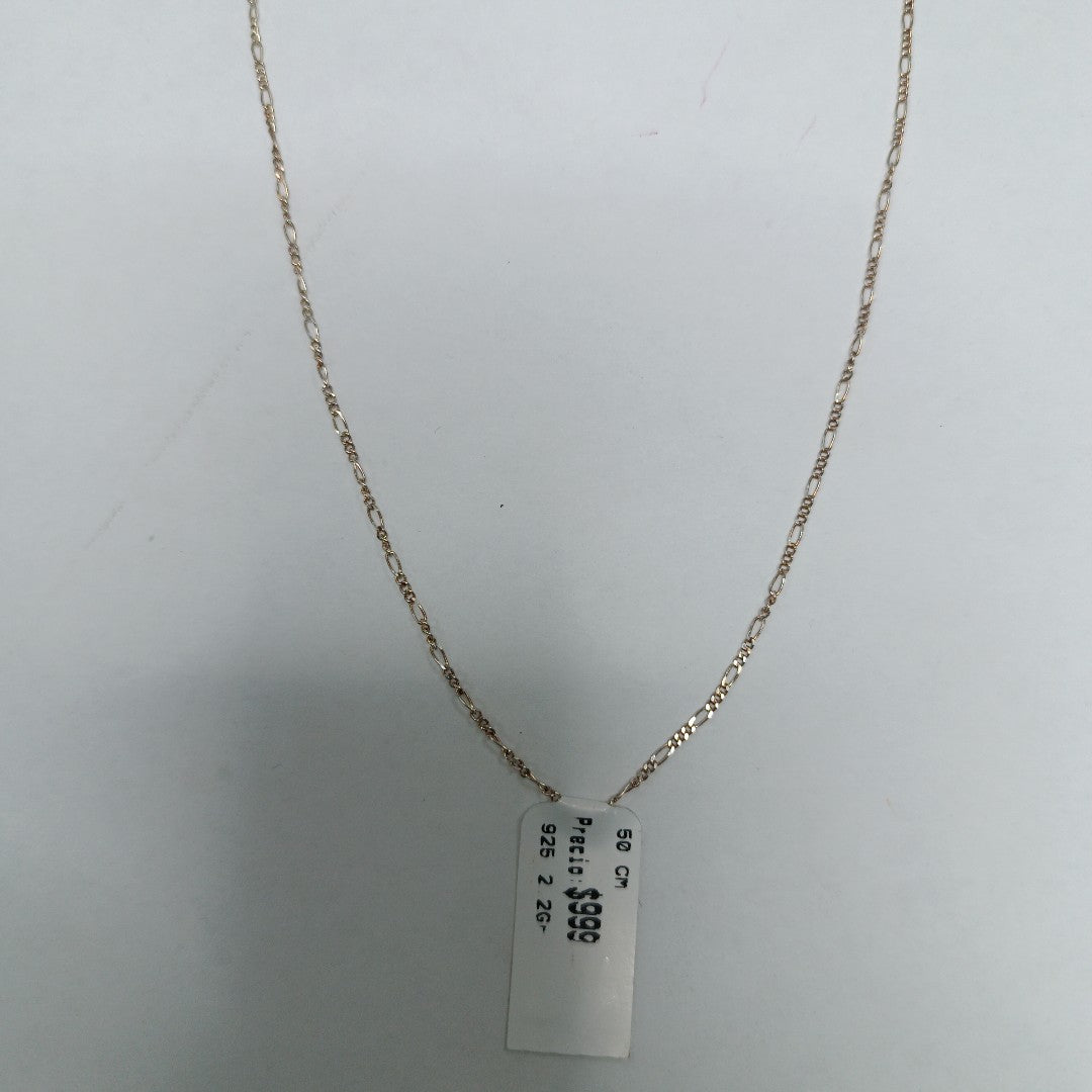 CADENA TEJIDO 3X1 PLATA .925 50 CM 2.2 GR (NUEVO)