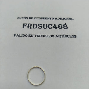 ARGOLLA ORO 14 K 0.8 GRMS (SEMINUEVO)