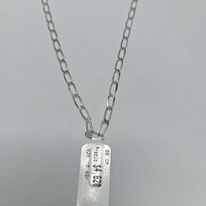 CADENA TEJIDO ESLABONES PLATA .925 55 CM 10.4 GR (NUEVO)