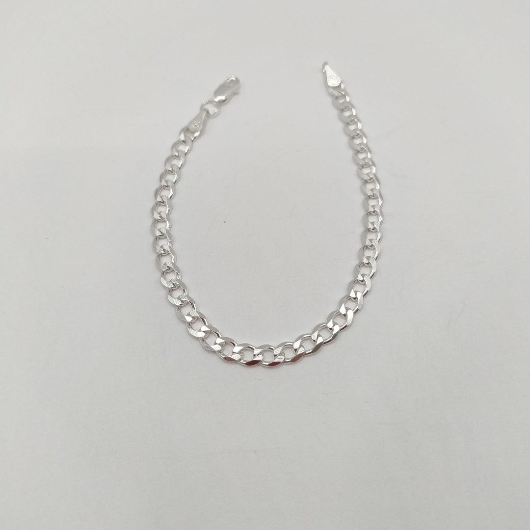 PULSERA BARBADA PLATA .925 18 CM 5.73 GR (NUEVO)