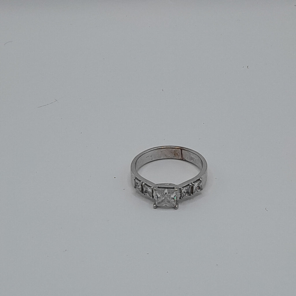 ANILLO ORO BLANCO 14 K 3,20 GRMS (SEMINUEVO)