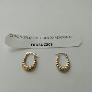 ARRACADAS ORO 10K 0.6 (NUEVO)