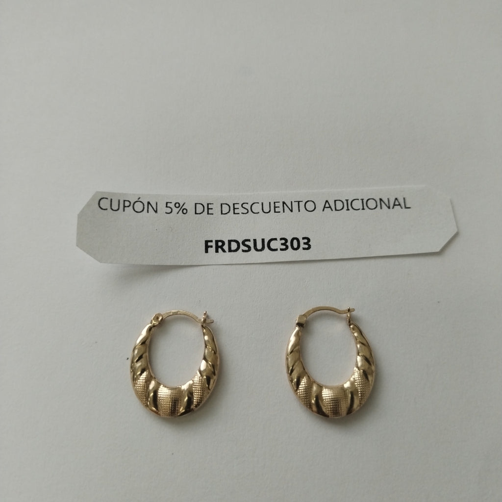 ARRACADAS ORO 10K 0.8 (NUEVO)