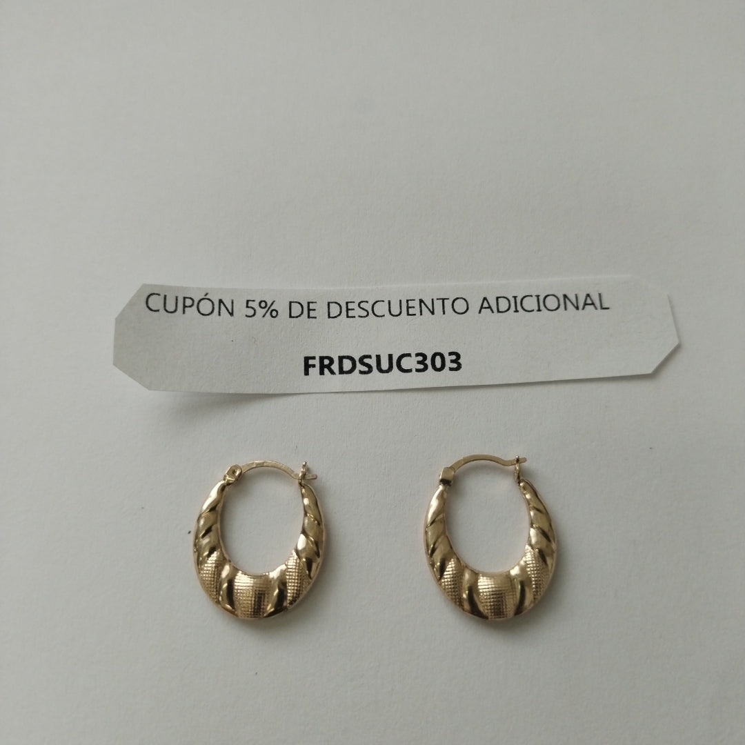 ARRACADAS ORO 10K 0.8 (NUEVO)