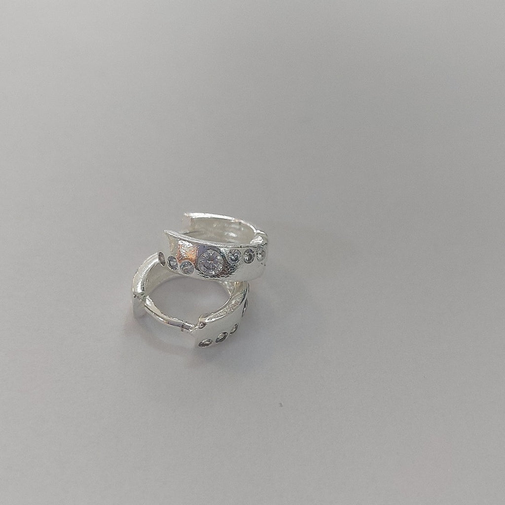 ARRACADAS C/CIRCONIAS PLATA .925 2.4 GR (NUEVO)