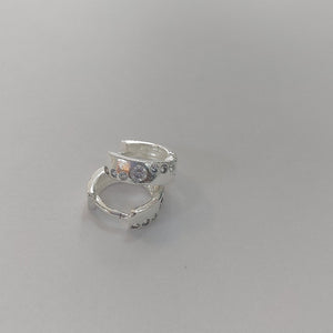 ARRACADAS C/CIRCONIAS PLATA .925 2.4 GR (NUEVO)