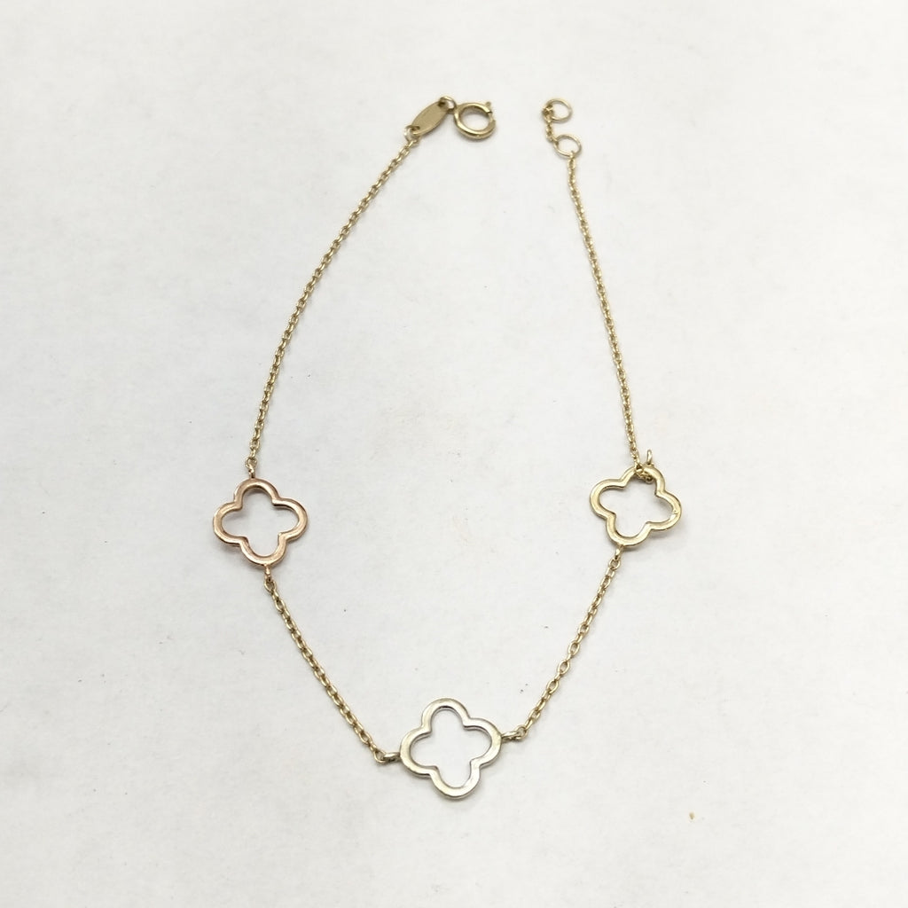 PULSERA ORO COMBINADO 10 K 1,00 GRMS (SEMINUEVO)