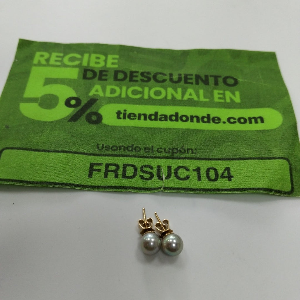 ARETES PAR ORO 14 K 1,40 GRMS (SEMINUEVO)