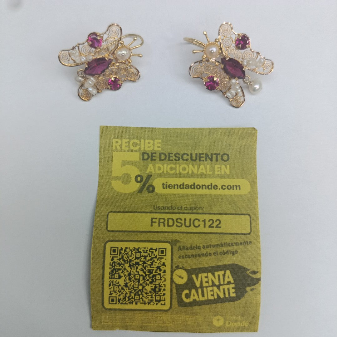 ARETES PAR ORO 10 K 4,70 GRMS (SEMINUEVO)
