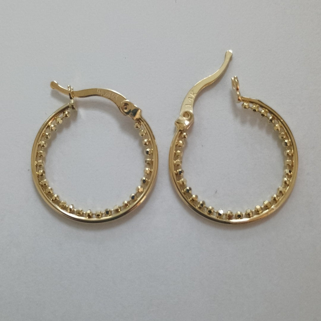 ARRACADAS ORO 14K 1.9 (NUEVO)