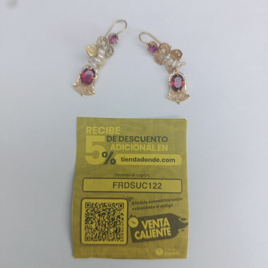 ARETES PAR ORO 10 K 3,40 GRMS (SEMINUEVO)