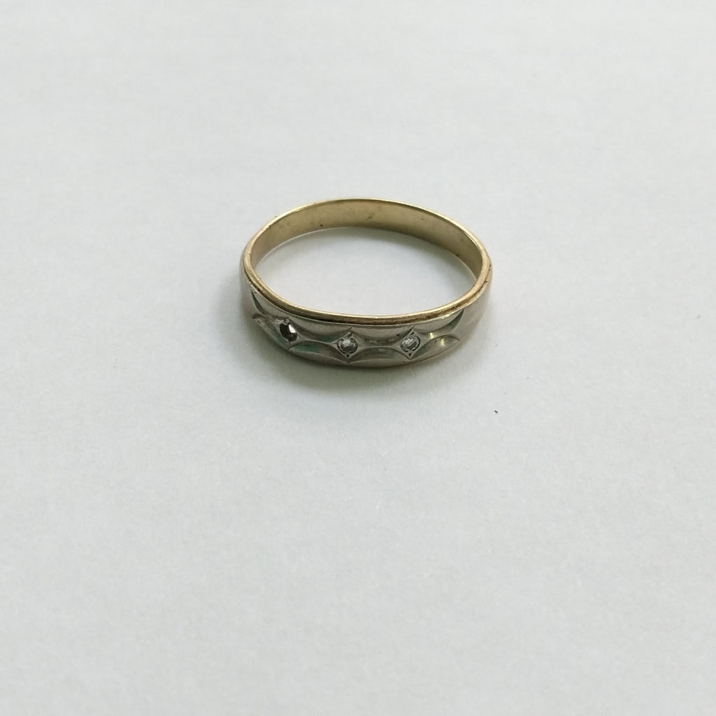 ANILLO ORO,ORO COMBINADO 14 K 3,70 GRMS (SEMINUEVO)