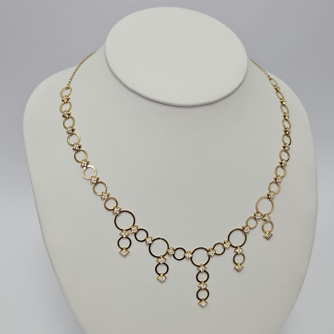GARGANTILLAS ORO 14K 10.1 (NUEVO)