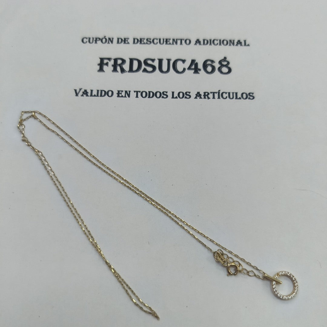 CADENA ORO 14 K 2.4 GRMS (SEMINUEVO)