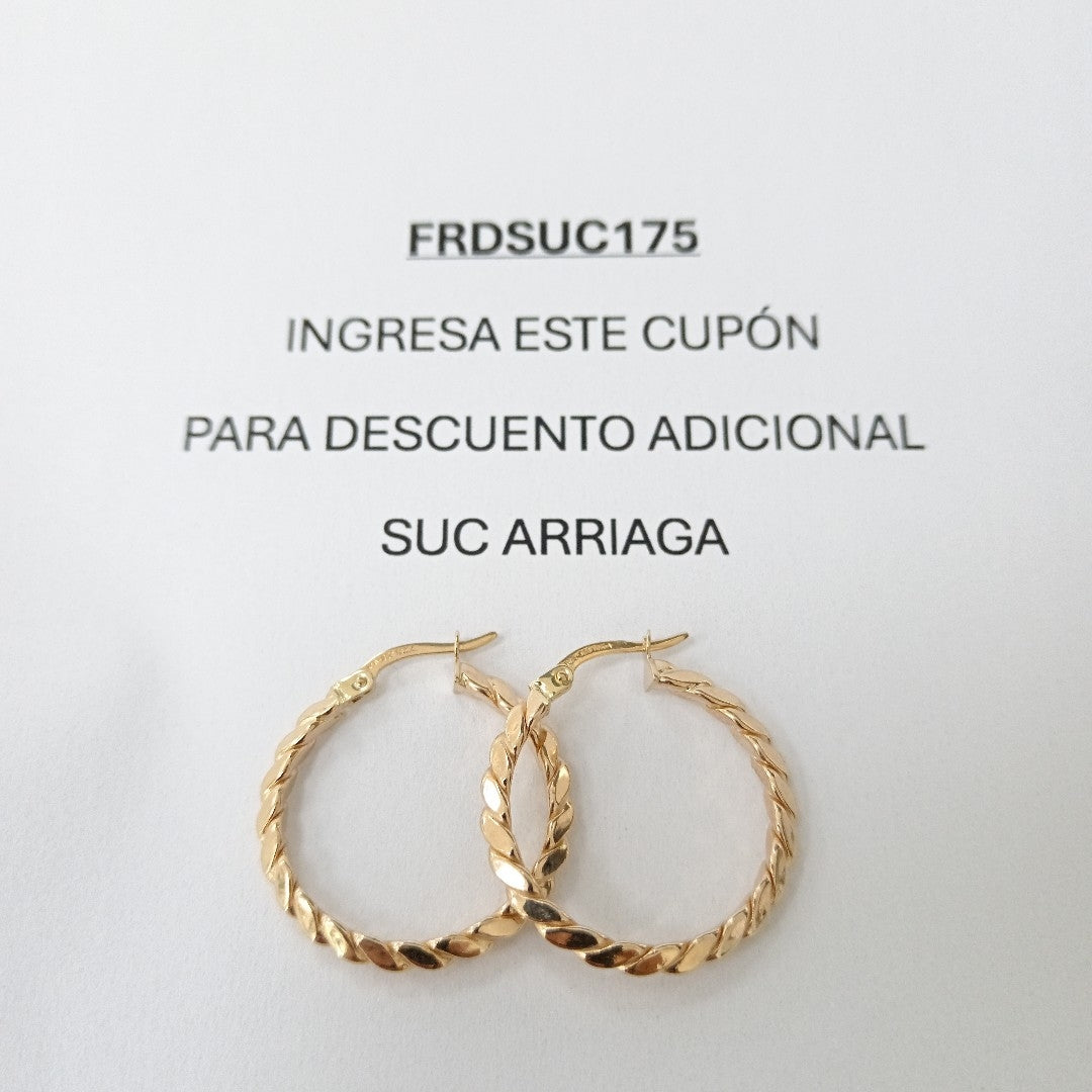 ARRACADAS ORO 14K 1.8 (NUEVO)