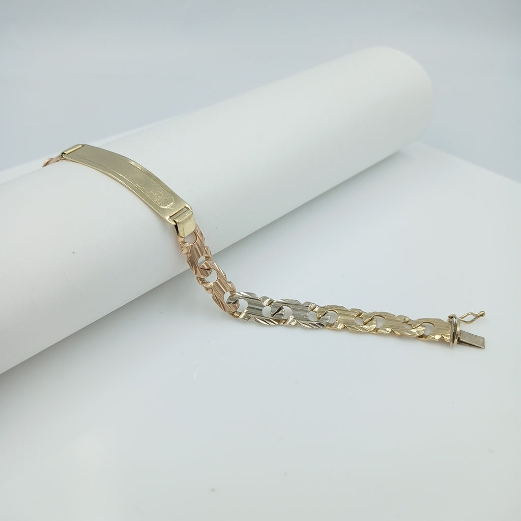 ESCLAVA ORO, ORO COMBINADO 14 K 16.5 GRMS (SEMINUEVO)
