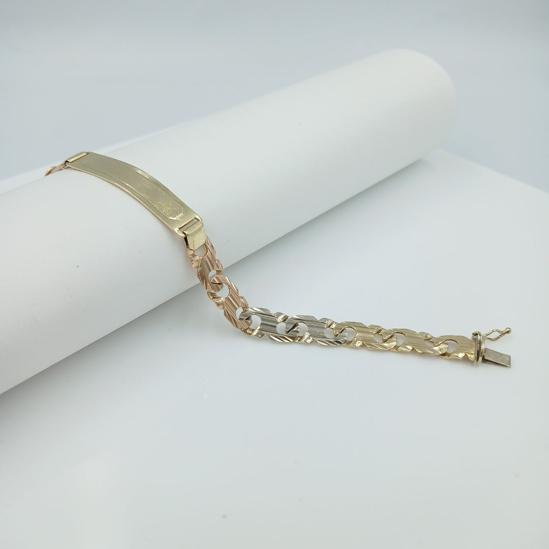 ESCLAVA ORO, ORO COMBINADO 14 K 16.5 GRMS (SEMINUEVO)