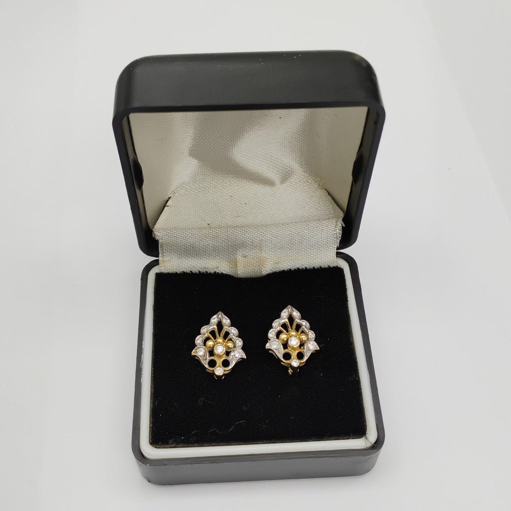 ARETES PAR ORO 14 K 5 GRMS (SEMINUEVO)