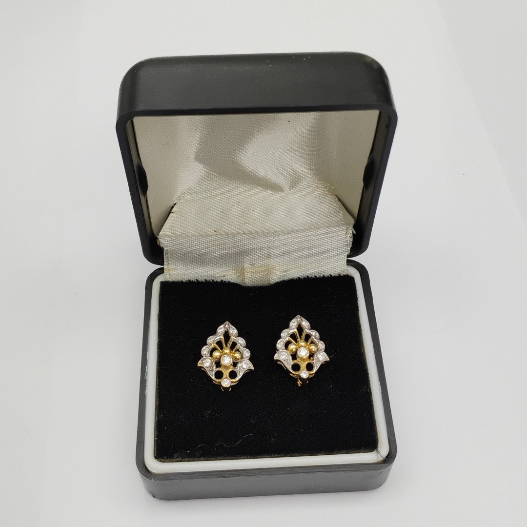 ARETES PAR ORO 14 K 5 GRMS (SEMINUEVO)