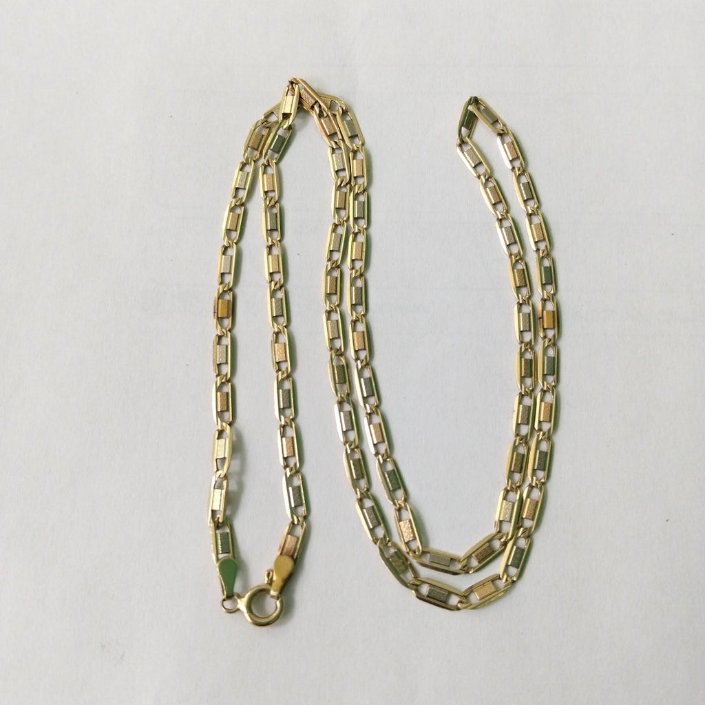CADENA ORO COMBINADO 14 K 8,30 GRMS (SEMINUEVO)