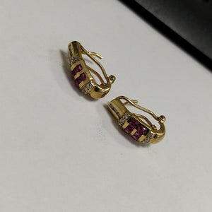 ARETES PAR ORO 14 K 3.7 GRMS (SEMINUEVO)