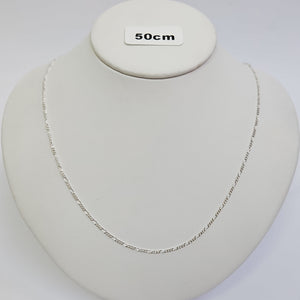 CADENA TEJIDO 3X1 PLATA .925 50 CM 2.2 GR (NUEVO)