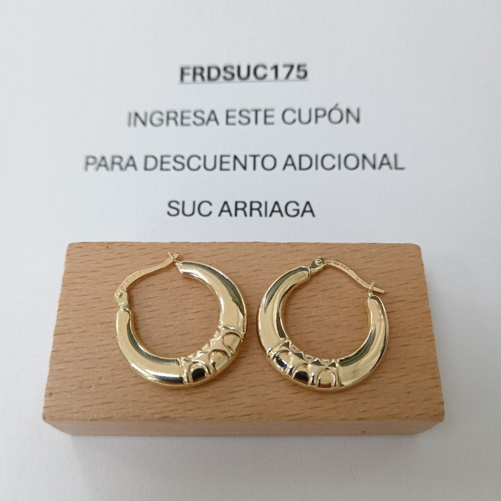 ARRACADAS ORO 14K 2 (NUEVO)