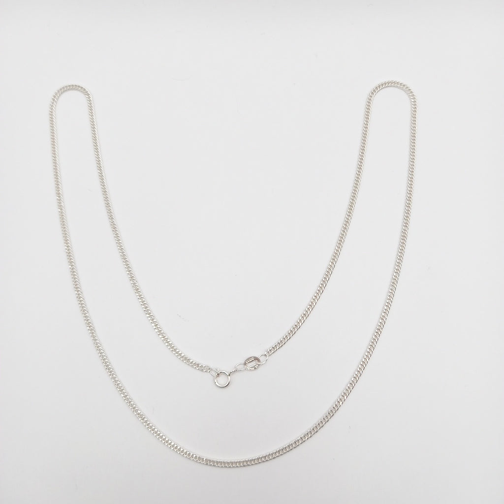 CADENA BARBADA PLATA .925 50 CM 4.12 GR (NUEVO)