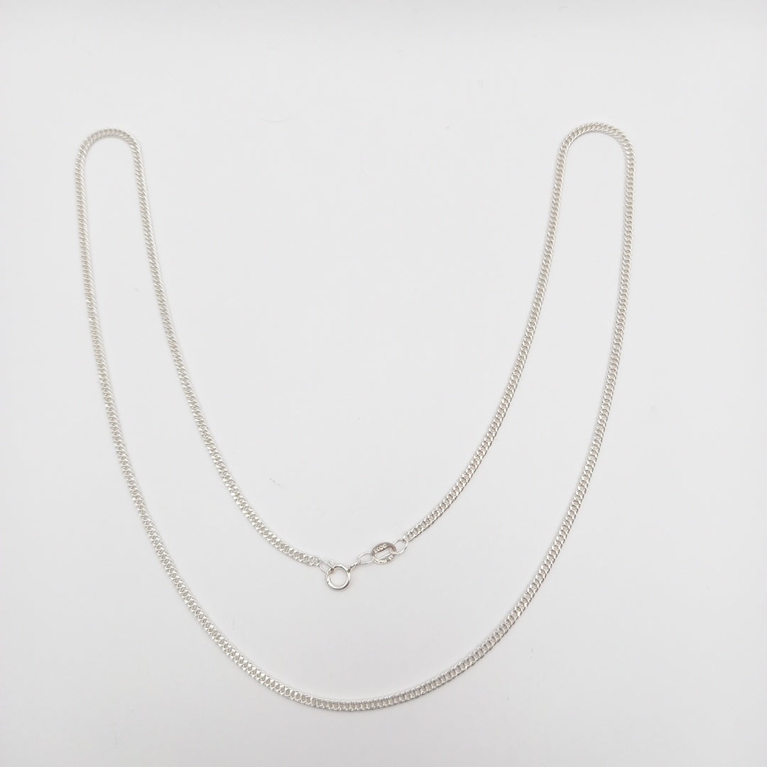 CADENA BARBADA PLATA .925 50 CM 4.12 GR (NUEVO)