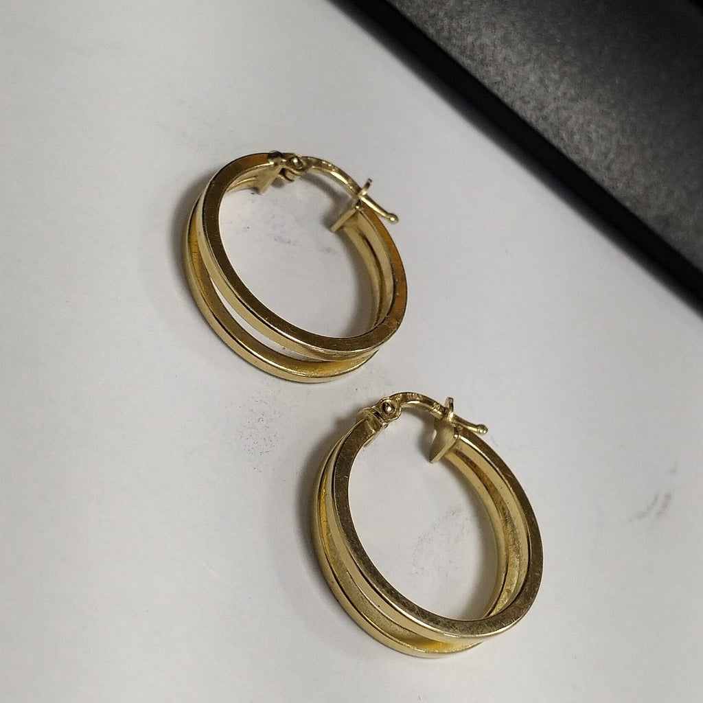 ARRACADAS PAR ORO 14 K 1.9 GRMS (SEMINUEVO)