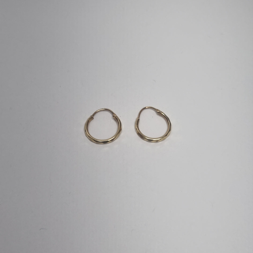 ARRACADAS PAR ORO 14 K 0.9 GRMS (SEMINUEVO)