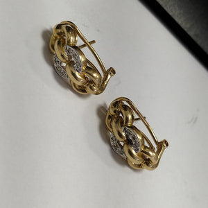 ARETES PAR ORO 14 K 4.5 GRMS (SEMINUEVO)