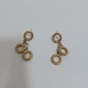ARETES PAR ORO 14 K 4.6 GRMS (SEMINUEVO)