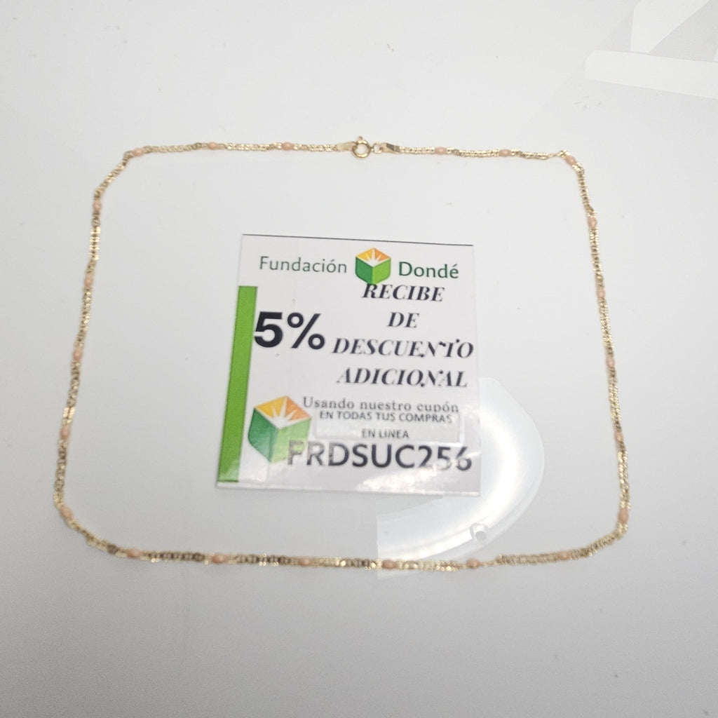 GARGANTILLA ORO 14 K 2,60 GRMS (SEMINUEVO)