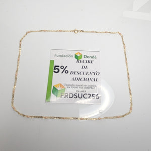 GARGANTILLA ORO 14 K 2,60 GRMS (SEMINUEVO)