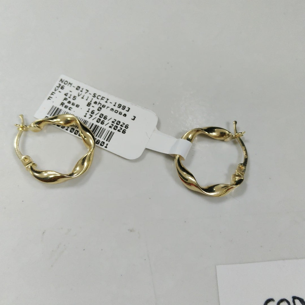 ARRACADAS ORO 14K 1.4 (NUEVO)