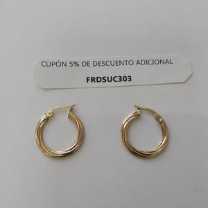 ARRACADAS ORO 10K 1.5 (NUEVO)