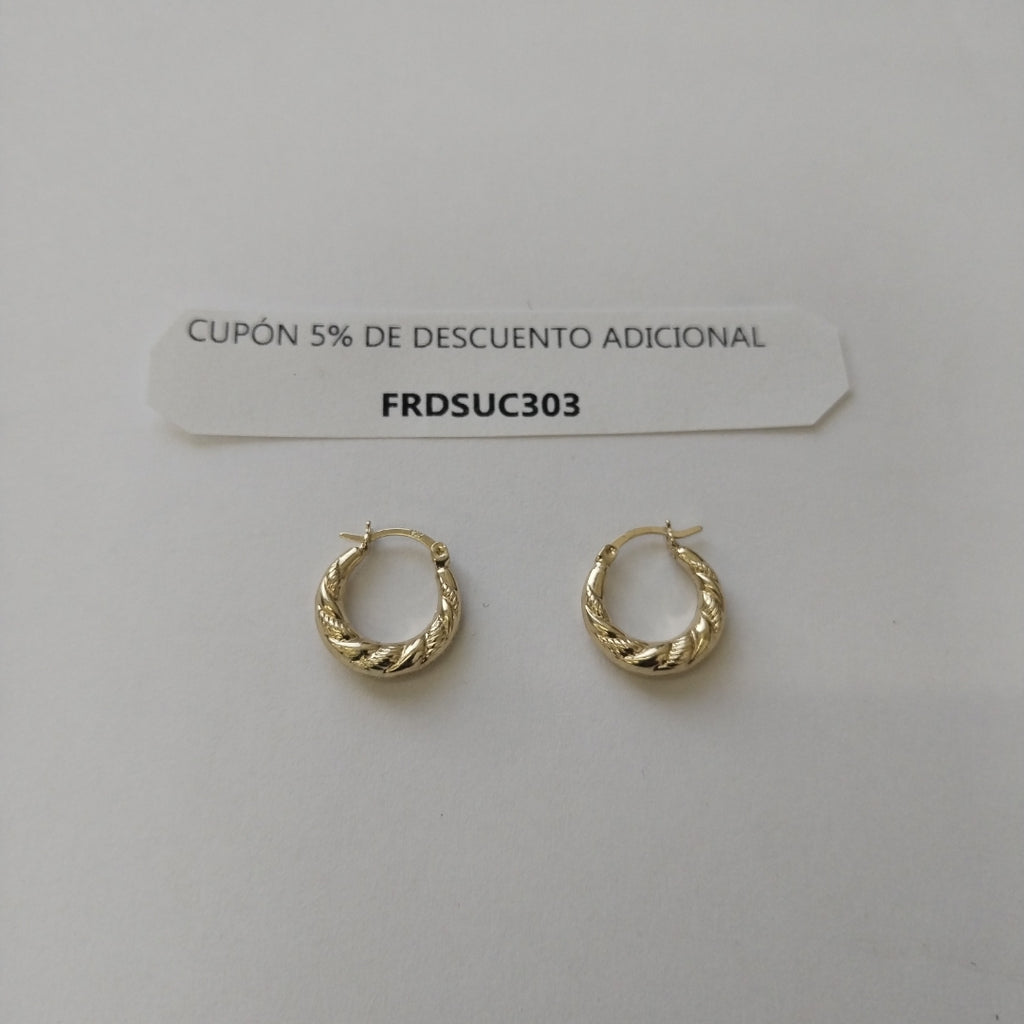 ARRACADAS ORO 10K 0.8 (NUEVO)
