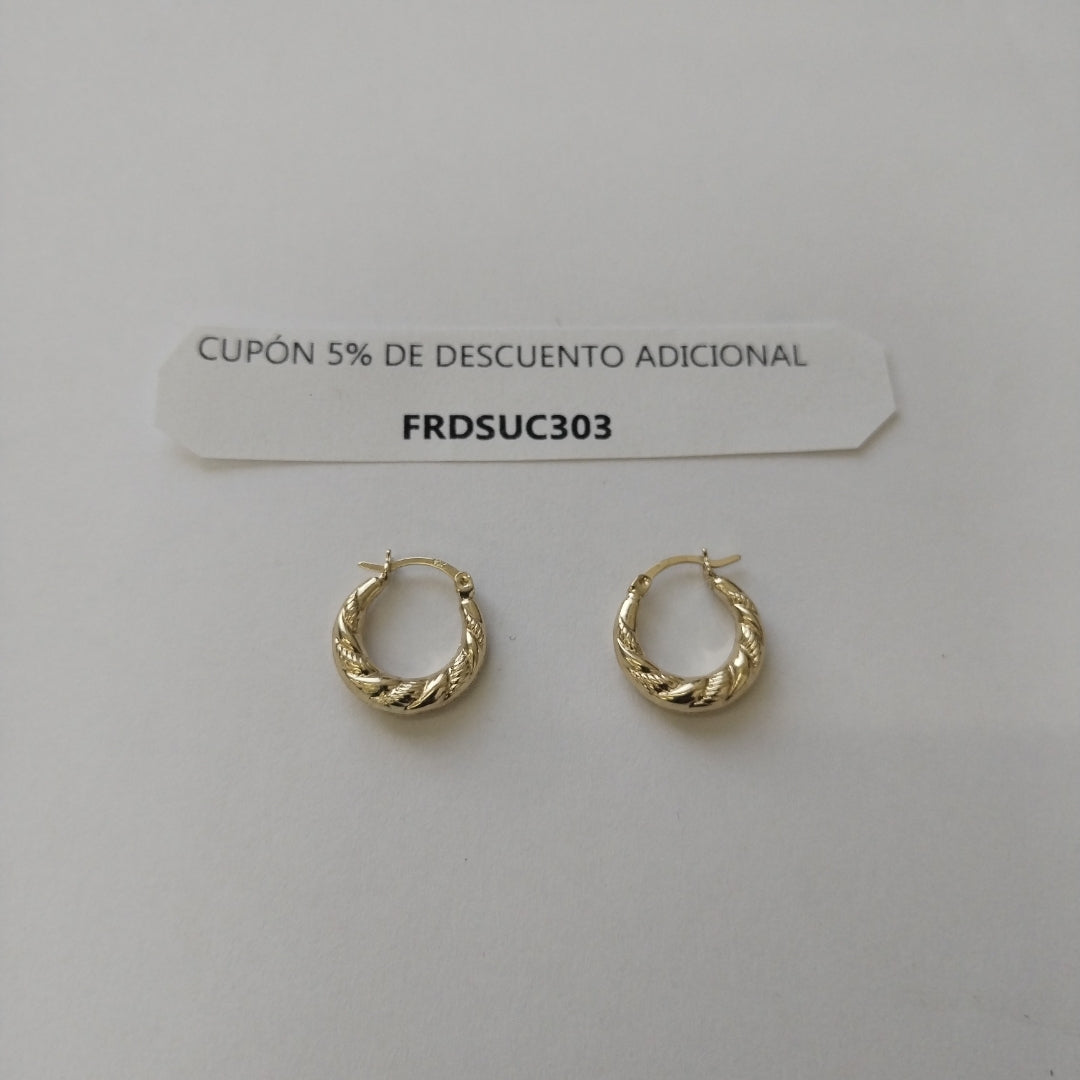 ARRACADAS ORO 10K 0.8 (NUEVO)