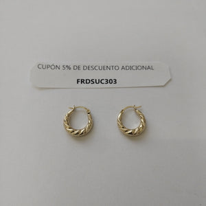 ARRACADAS ORO 10K 0.8 (NUEVO)