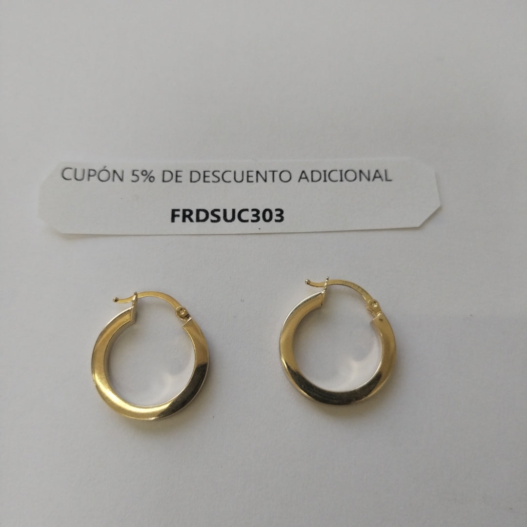 ARRACADAS ORO 10K 1.8 (NUEVO)